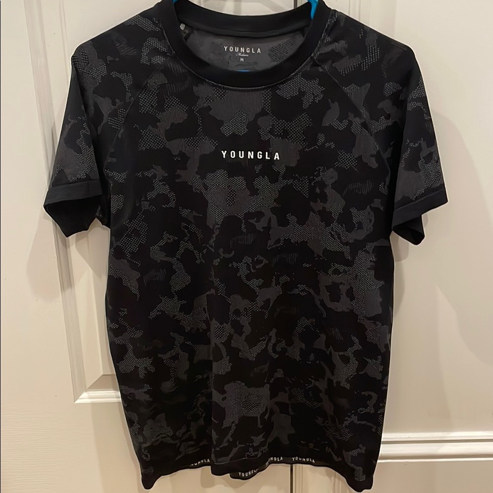 YoungLA Black Camo Compression Size Medium